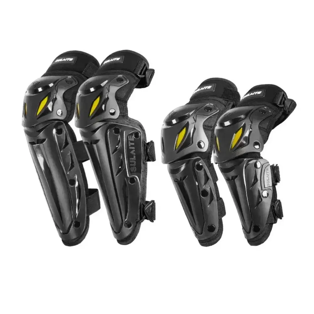 Motorcycle knee pads for riding windproof and anti-fall leg guards electric bike protective gear off-road motorcycle elbow pads
