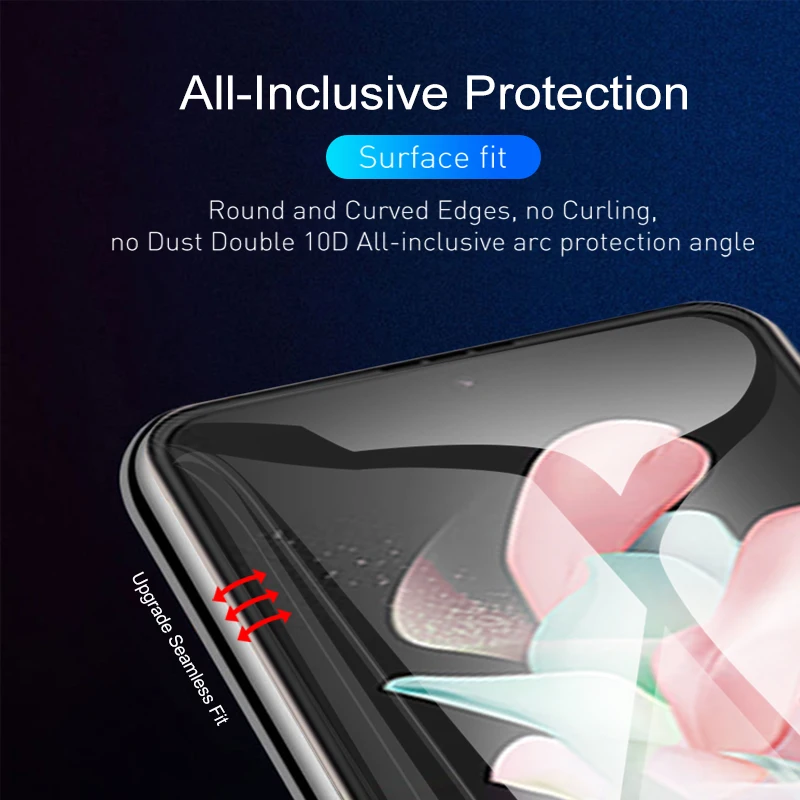 2PCS Full Coverage Hydrogel Film For Samsung Galaxy Z Flip5 5G Protective Film Sumsung ZFlip Z Flip 5 ZFlip5 Screen Protectors