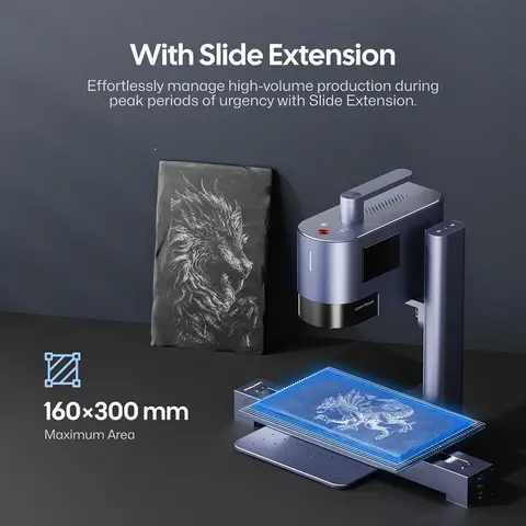 LaserPecker MINI Bärbar Lasergravör CNC Dubbel Laser Multifunktionell Fibergravör Med 20W 8K Bluetooth 5.0 LP5 7 best sales CNC-laser - №5