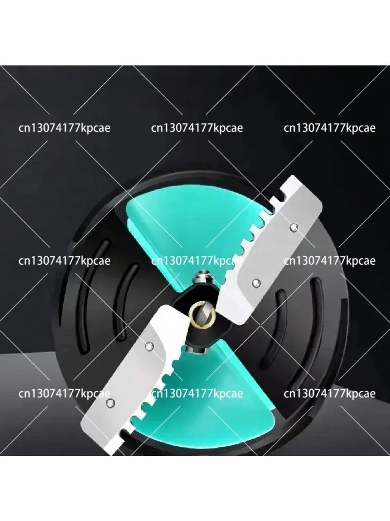 6 Inch Nylon Ice Auger Blade Kit with Drill Float And Connecting Adapter for Power Drilling Equipment