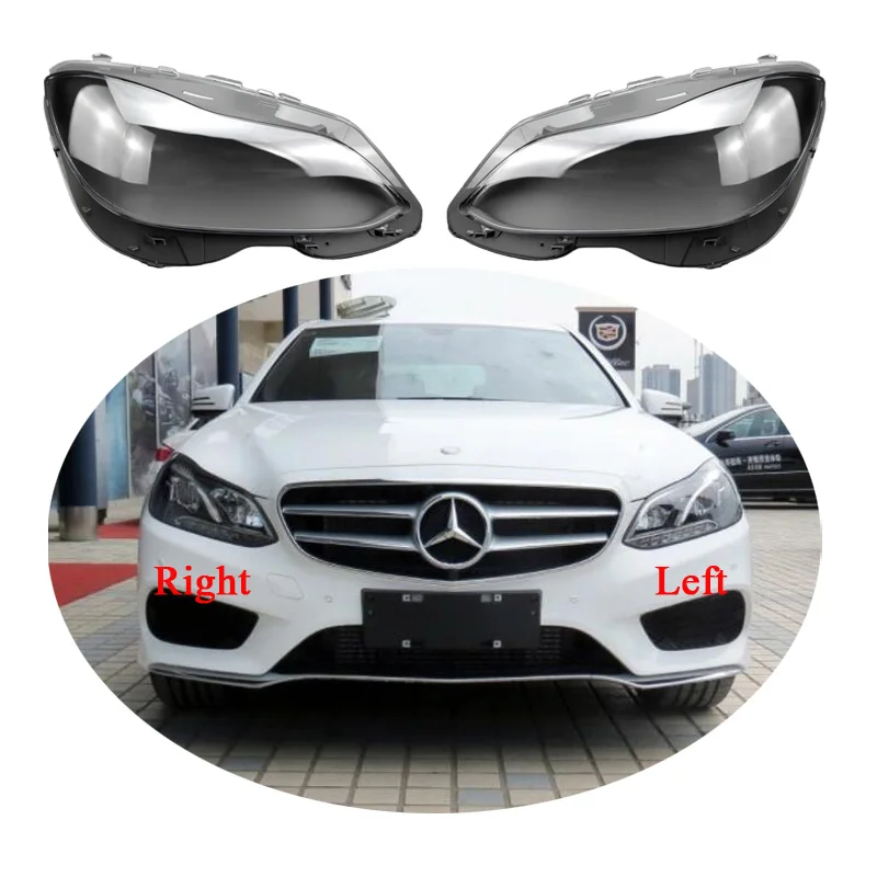 

Car Front Lampshade Lens Cover For 2014-2015 Mercedes-Benz E-class W212 E200L E260L E280L E300L E350L Headlight Glass Lamp Case