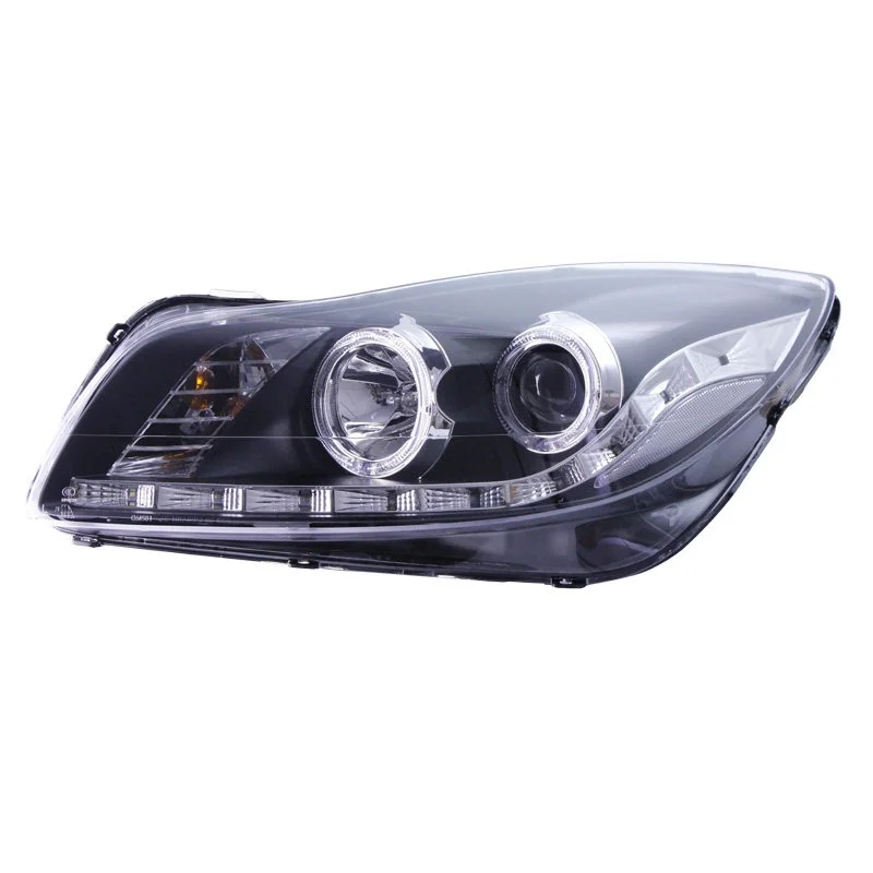 

for 09-13 Buick New Regal Headlight Assembly Modification Angel Eye Daytime Running Light Lens Xenon Headlight