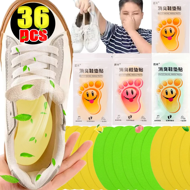إزالة الروائح الكريهة نعل لاصق ملصق مدة طويلة إزالة الروائح الكريهة بطانة حذاء غير ضارة الليمون العطر رائحة برهان الأحذية النعال التصحيح #1