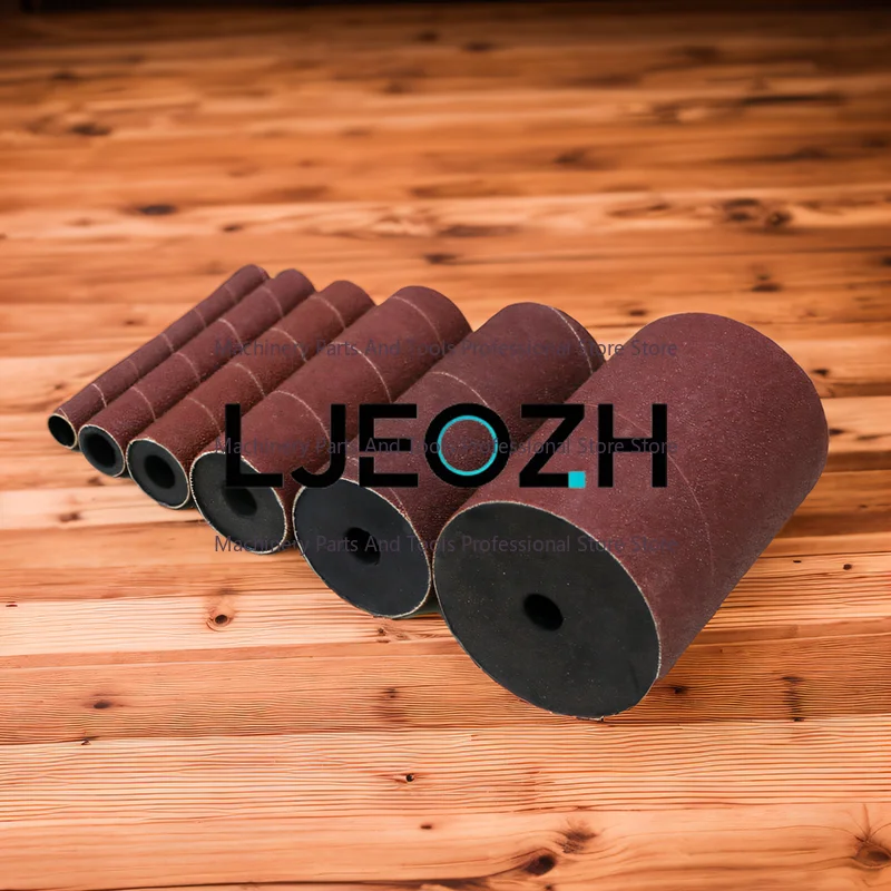 14 Inch Sand Column Machine Accessories Sand Grinding Woodworking Rubber Roller and Emery Cloth Cover Sand Column Machine