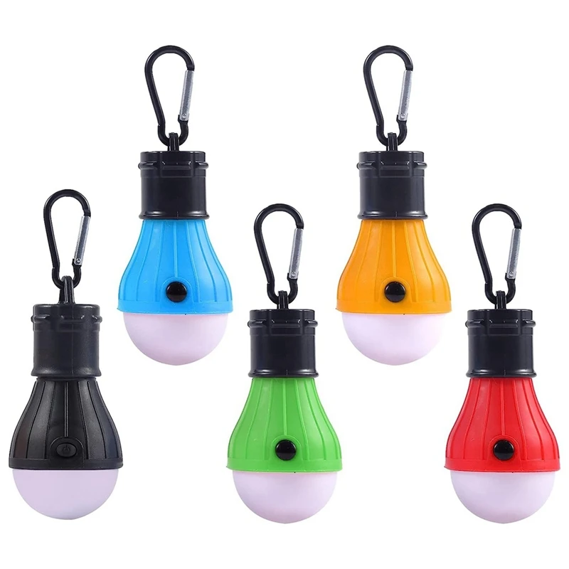 5 Packs Camping Light Bulb Camping Lantern Camp Tent Lights Lamp Camping Gear And Equipment For Hiking