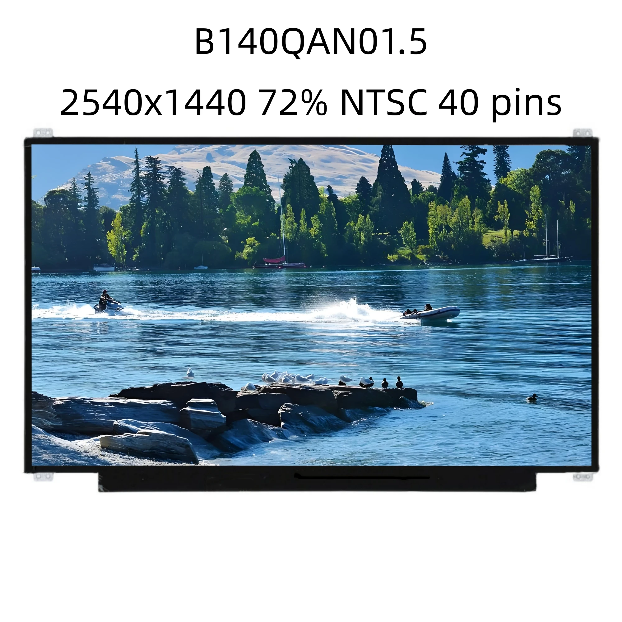 

B140QAN01.5 14 Inch LED LCD Screen P/N: SD10K93488 FRU: 00NY440 QHD EDP 40Pin Laptop Replacement Display Slim Panel 2560*1440