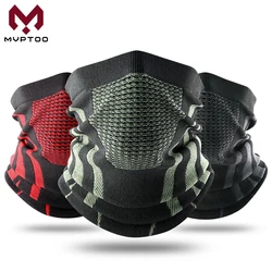 Winter Ring Tube Soft Bandana Mask Neck Gaiter Scarf Skiing Snowboard Windproof Half Face Cover Warmer Scarves Hood Women Men
