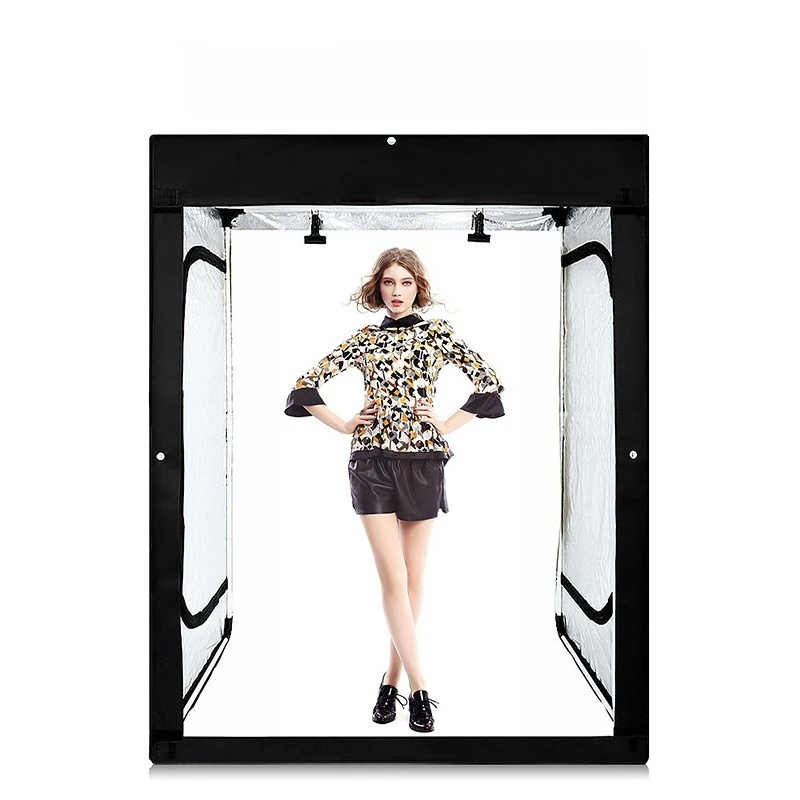 

Large-scale e-commerce portrait clothing studio 200 * 120 * 100CM high definition LED studio product photo studio