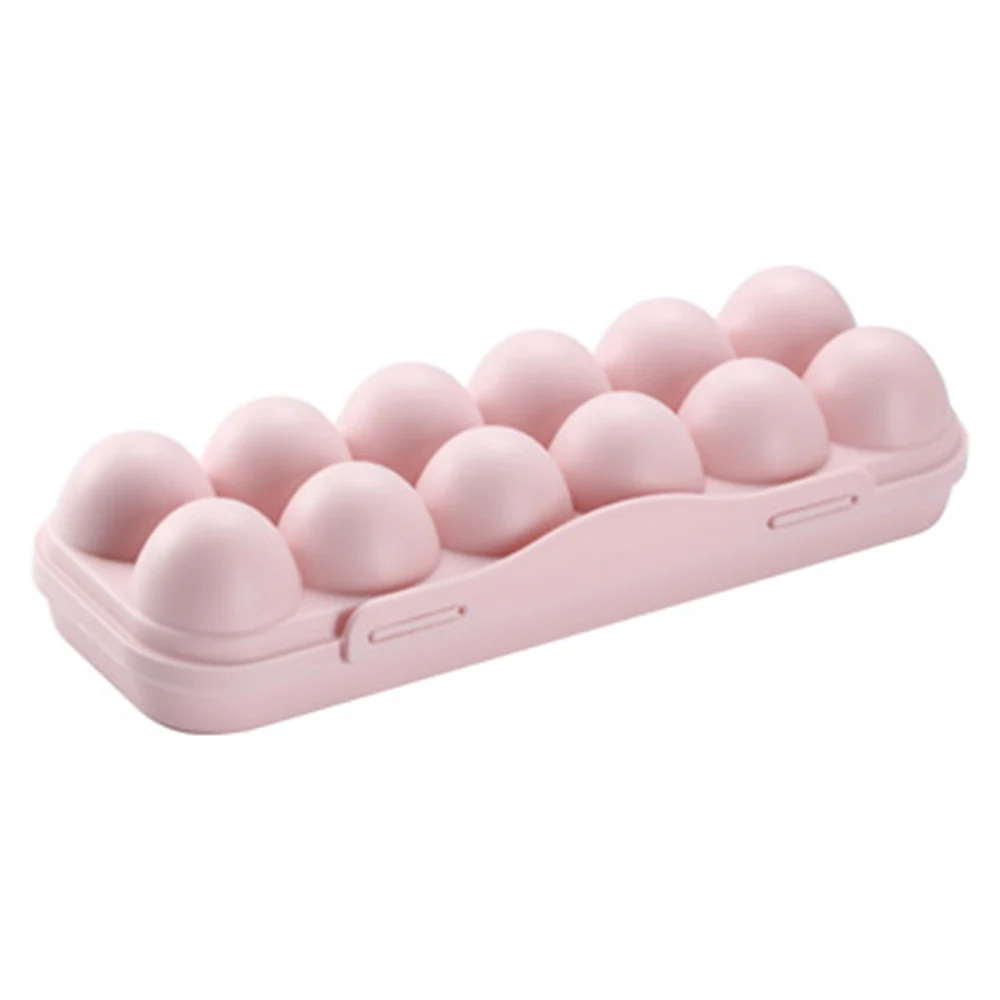 

12grid 18 Grid Egg Carton Storage Box New Anti-collision and Broken Egg Storage Box with Lid Snap-in Stackable