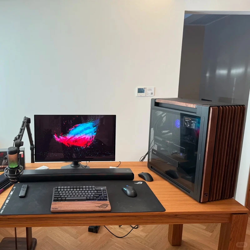 

Proart Pa602 Pc Case Side Transparent Walnut Art Infrared Dust Detection 450mm Graphics Card 190mm Cpu Gaming Desktop Case