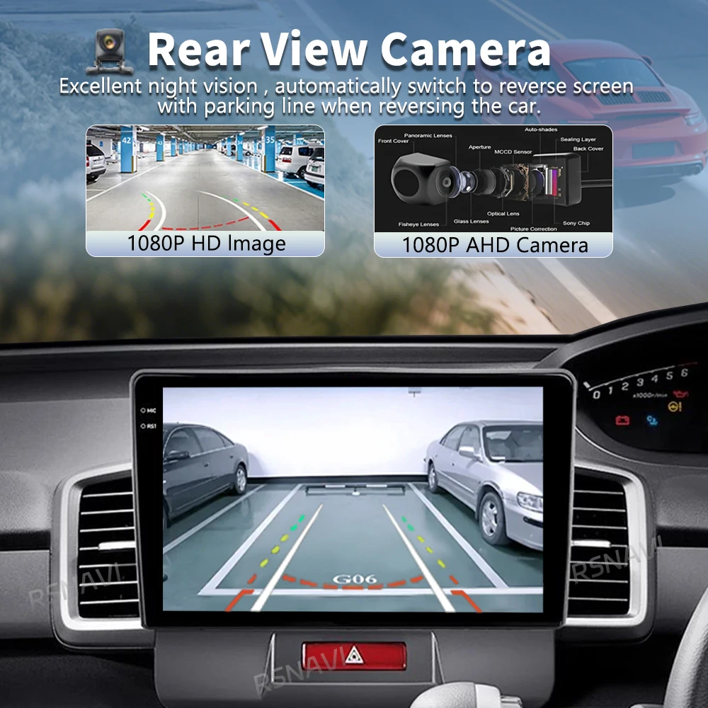 Android 16 CarPlay Car Radio For Honda Freed 1 Spike 2008-2016 Multimedia Video Player 2din Navigation Stereo Head Unit Auto DSP