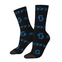 Funny Happy Men's Socks Killer Retro Harajuku Bicycle TRENDY Scotts's LOGO Hip Hop Novelty Casual Crew Crazy Sock Gift Printed