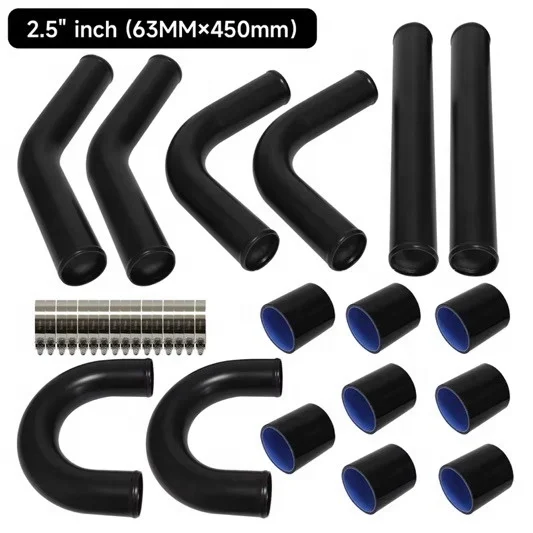 Universal 2.5inch 3.0inch Intercooler Silicone Hose Pipe Kits