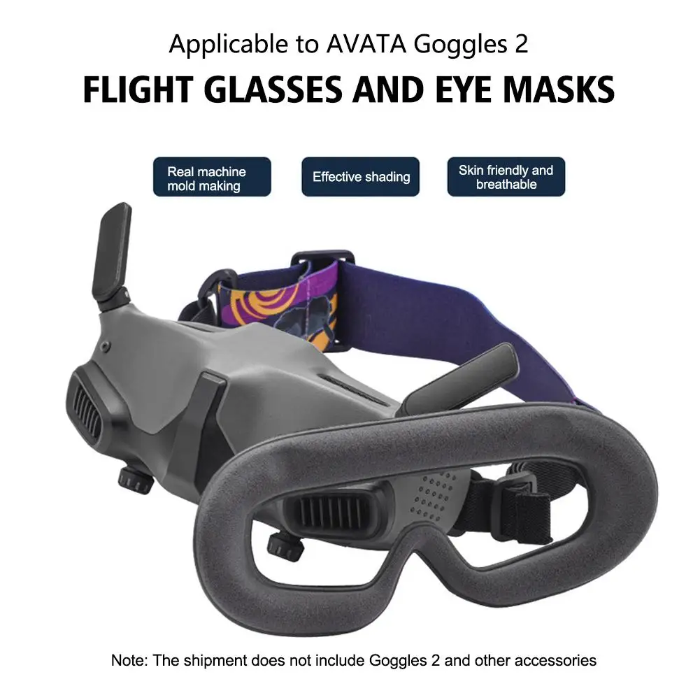Soft Foam Padding Eye Mask, Esponja, Capa Skin-friendly, Acessórios de substituição para DJI Avata Goggles 2