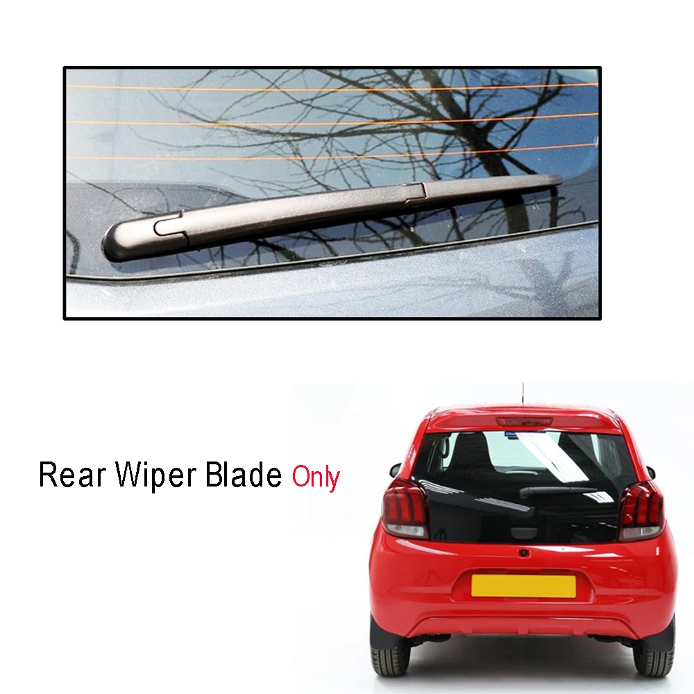 Erick\'s Wiper Front & Rear Wiper Blades Set For Peugeot 108 Citroen C1 Toyota Aygo 2 2014 - Windshield Windscreen Window 26\