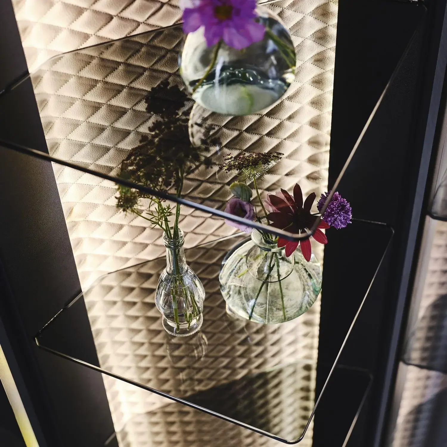 

Glass Wine Cabinet, Modern High-end Living Room Display Cabinet, Customized Dining Room Side Cabinet