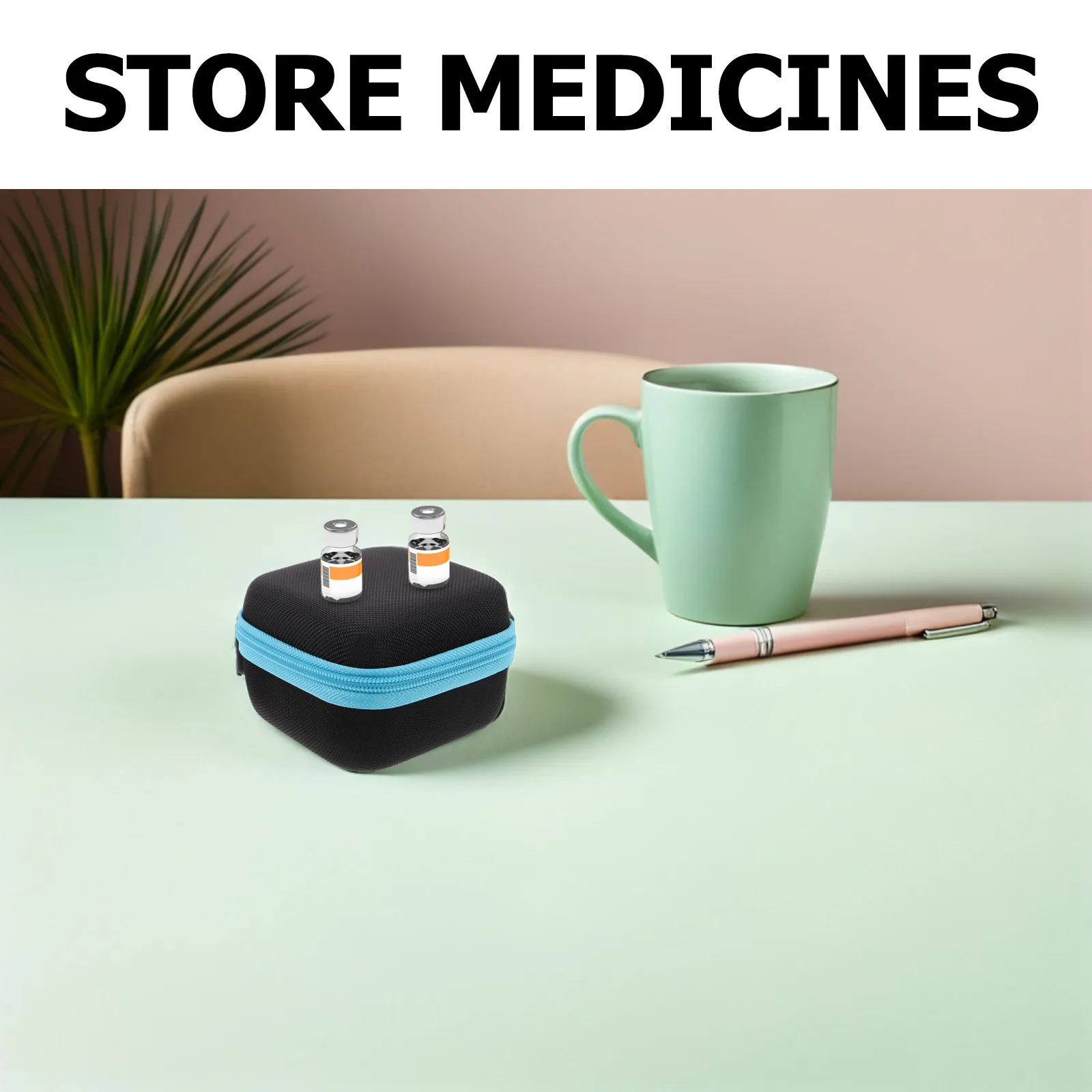 Insulin Storage Box Portable Temperature Control Case Diabetes Supplies Travel Cooler Refrigerated Storage
