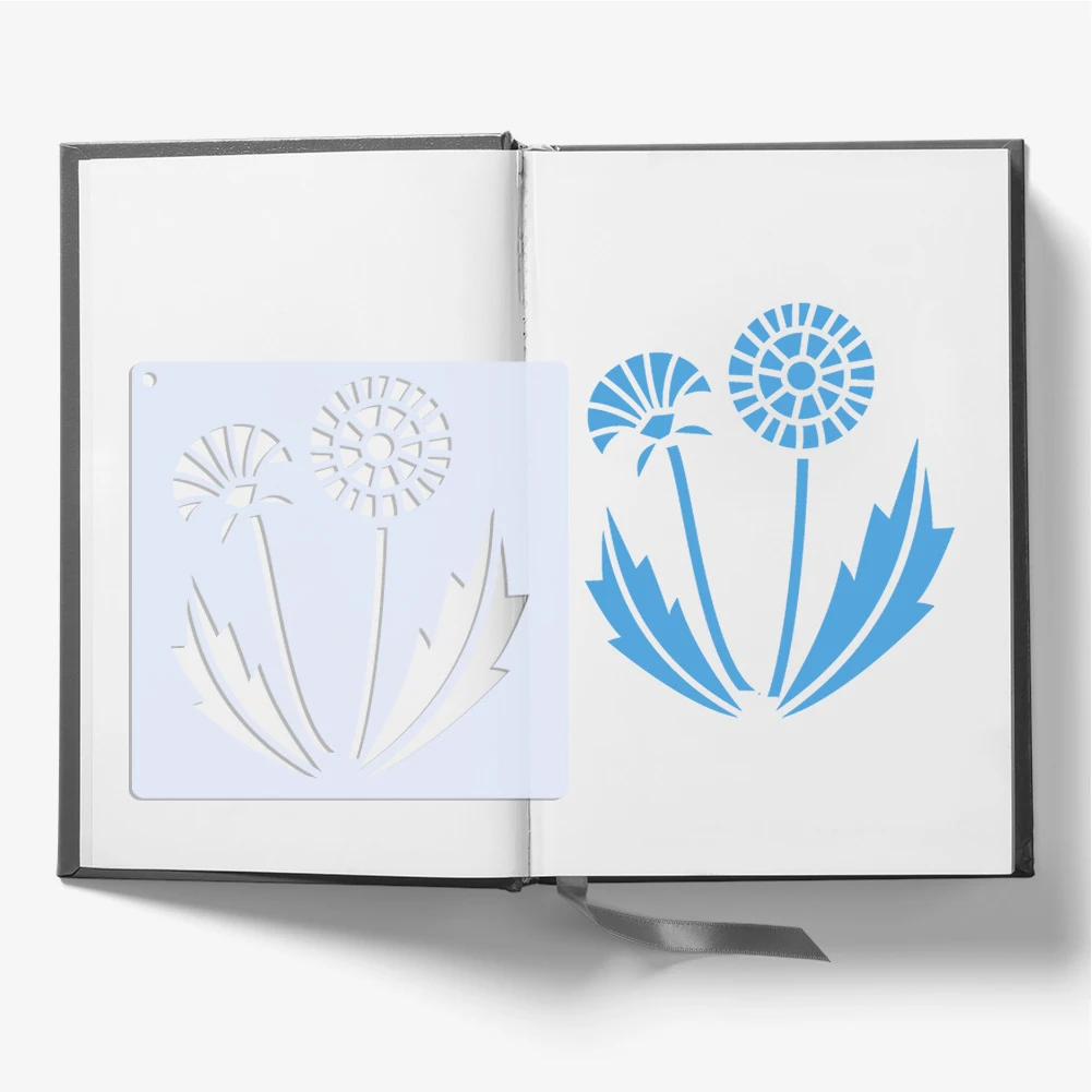 20แผ่นลายฉลุผ้าใบดอกไม้ผึ้งการตกแต่งบ้านพับได้ใบผีเสื้อสำหรับวาดภาพนกบนแผ่นไม้ฟิลด์ต้นไม้ไดอารี่