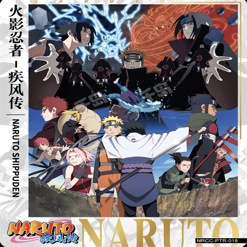 KAYOU Anime Naruto PTR 001/020 Cards Hatake Kakashi  Minato Hyuga Neji Orochimaru Yakushi Kabuto  Collection Cards Kids Toys