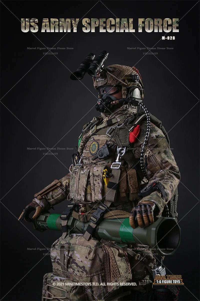 Équipement de réaction militaire des forces spéciales de l'armée, échelle 1/6, ensemble complet de 12 pouces, figurine de soldat, en Stock, mini jouets M028
