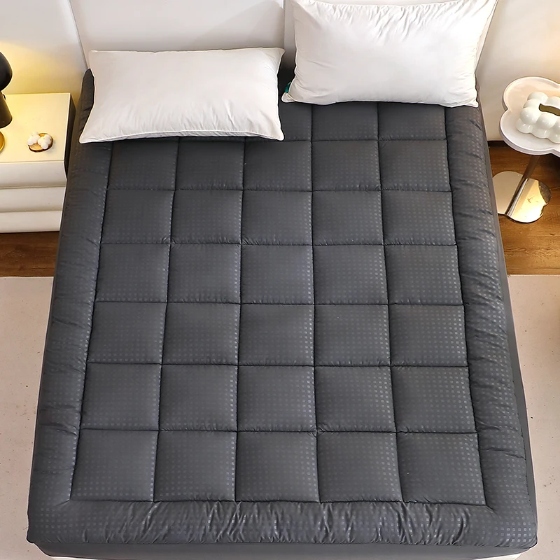 360GSM Mattress Protector Cover - Dustproof Breathable Quilted Mattress Topper in White