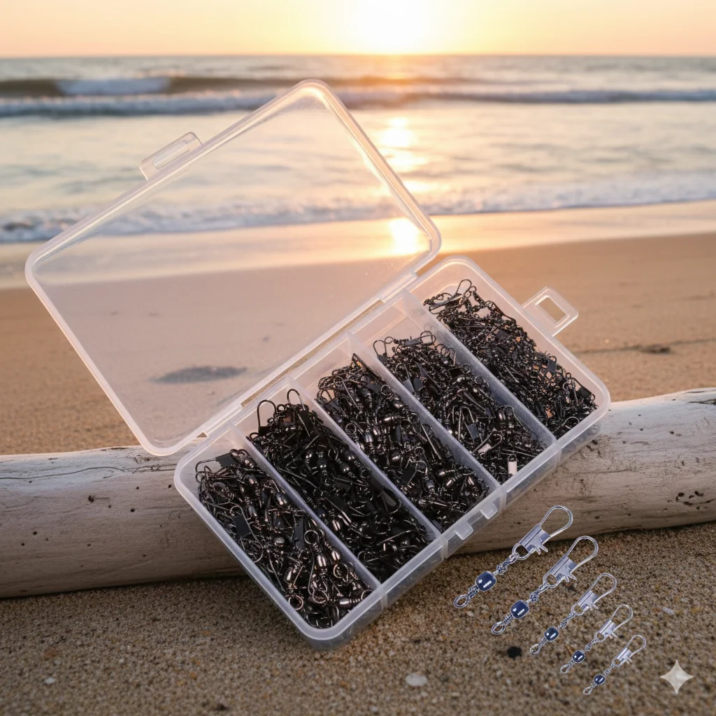 

250 шт., соединитель для рыбалки из нержавеющей стали, поворотный шарнир 2, 4, 6, 8, 10 # Карповые снасти для морской воды