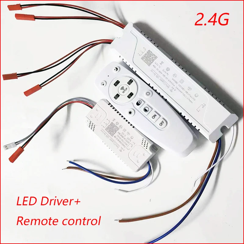 APP control LED driver 2.4G remote intelligent LED transformer (20-40W)×4(60-80W)X2 for dimmable color-changeable chandelier