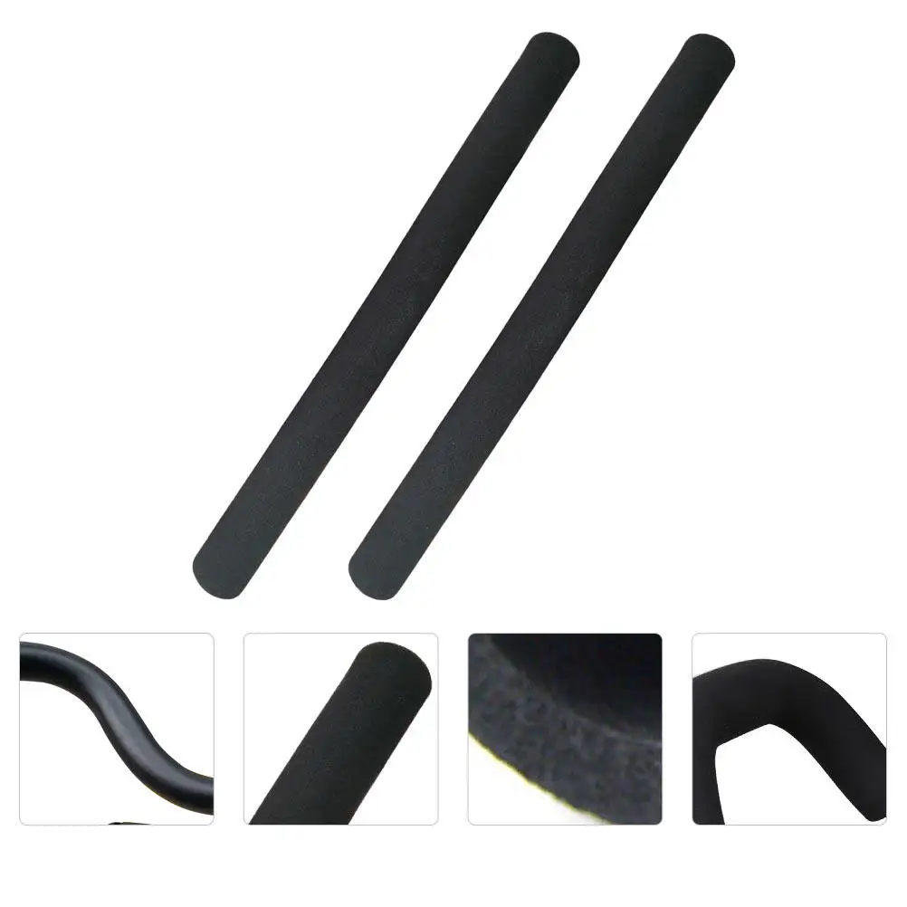 1Pair Flexible Sponge Handlebar Grips Comfortable Non-Slip Grip Soft Skin-Touch for Road Wagon Handlebar Covers