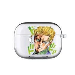 JOJO’S BIZARRE ADVENTURE OVER HEAVEN JoJo Anime Case for Airpods pro 2 1 Cases For Air pod Soft Clear TPU Fundas Coque Case