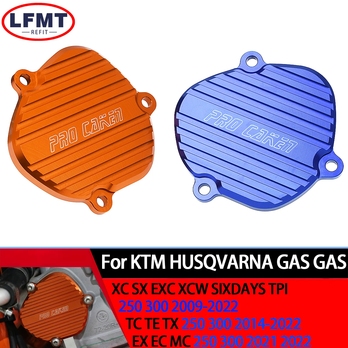 

For KTM 125-500 XC XCF XCW SX SXF EXC EXCF TPI Six Day Motorcycle CNC Front Brake And Clutch Fluid Reservoir Cap Cover 2017-2023