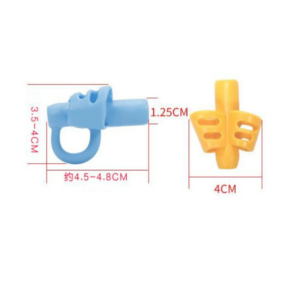 1 قطعة قلم رصاص السيليكا الناعم فهم ثلاثة أصابع هلام القلم السيطرة الأطفال الكتابة التدريب تصحيح أداة أقلام عقد للأطفال هدايا