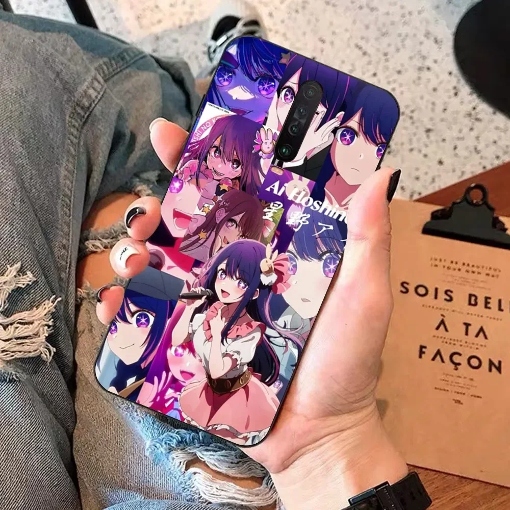 Anime Oshi no Ko Phone Case For Redmi 5 6 7 8 9 10 plus pro 6 7 8 9 A GO K20 K30 K40 pro plus F3 Fundas