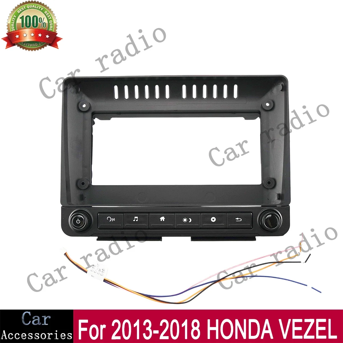 

CRM For HONDA VEZEL Frame 2013-2018 9 Inch Car Radio Android Stereo Frame Player 2DIN Head Unit Fascia Panel Dash Board Cover
