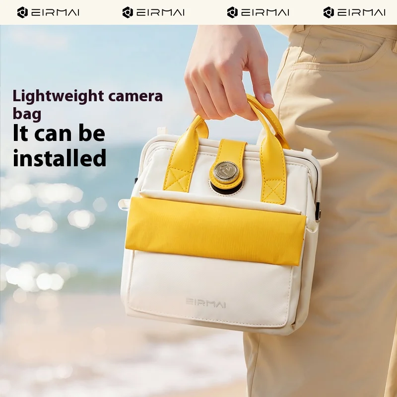 

Camera bag For Canon Nikon Sony Pentax Travel Single shoulder bag For iphone 15 airpods pro waterproof pouch