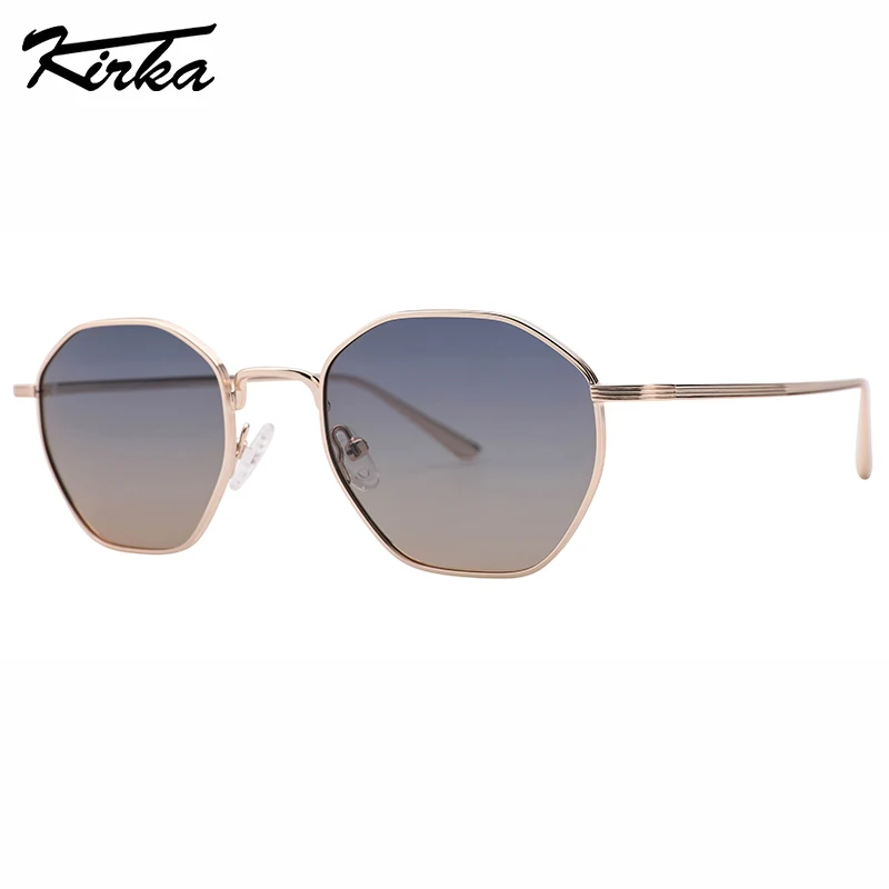 

Kirka Polarized Gradient Lenses Fashion Geometric Frames Unisex UV400 Fishing/Climbing Sunglasses Male Eyewear Vacation S7002