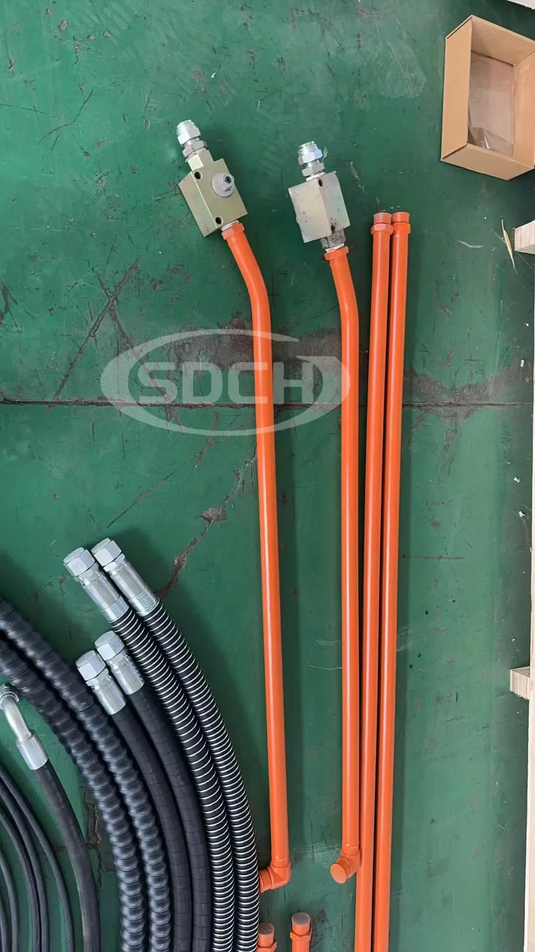 ZX245 Excavator Aux Installation Hydraulic Breaker Piping Kits Pipe Line