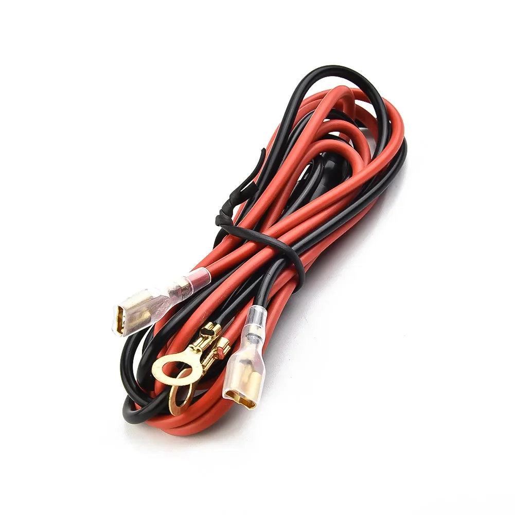 Car 12V USB Power Socket Adapter With Dual USB Output And Waterproof Cover Cable Fuse For Motorcycle ATV Boat Tractor Equipment