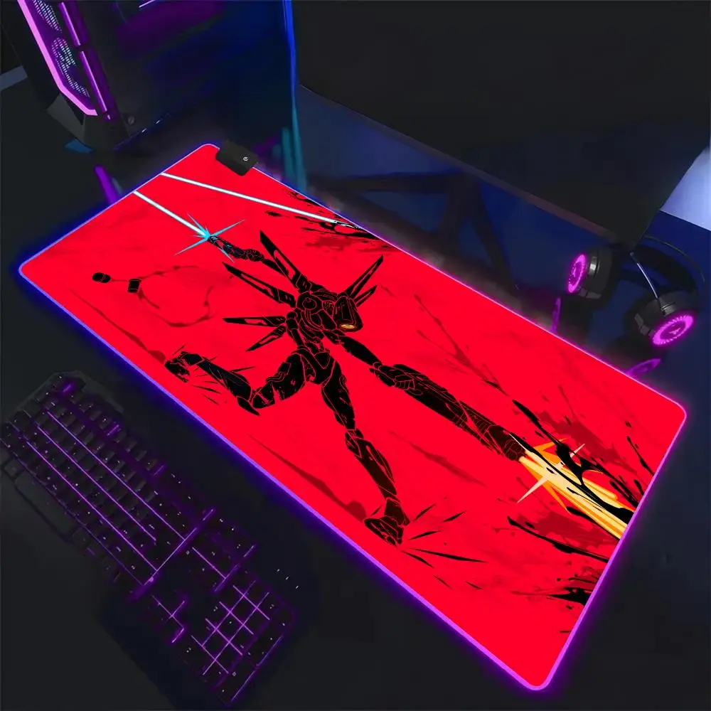 Fast-Paced Shooter ULTRAKILL Mouse Pad RGB,Gaming Mat Led Mousepad，Extended,Large RGB Mat,SoftPad,DeskMat,Glowing Pad