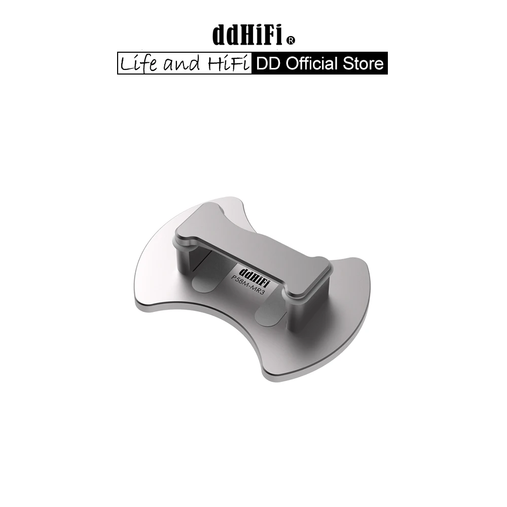 DD ddHiFi P58M-MR3 MagSafe Magnetic Attraction Pad for MOONDROP MOONRIVER3 DAC/Amp, CNC AL6063 Aluminum, Curved N52 Magnet