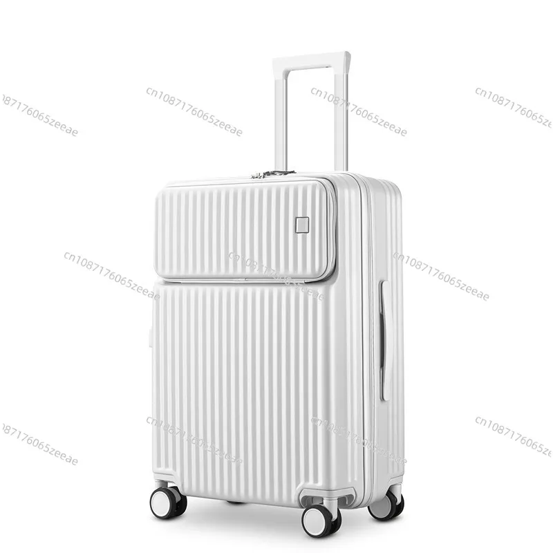 Front Open Suitcase Side Open Boarding Trolley Case 20 Inch Women's Small Suitcase Silent Universal Wheel Light