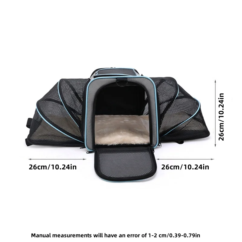 Breathable Pet Bag with Expandable Design for Cat and Puppy pet carrier backpack  cat bag