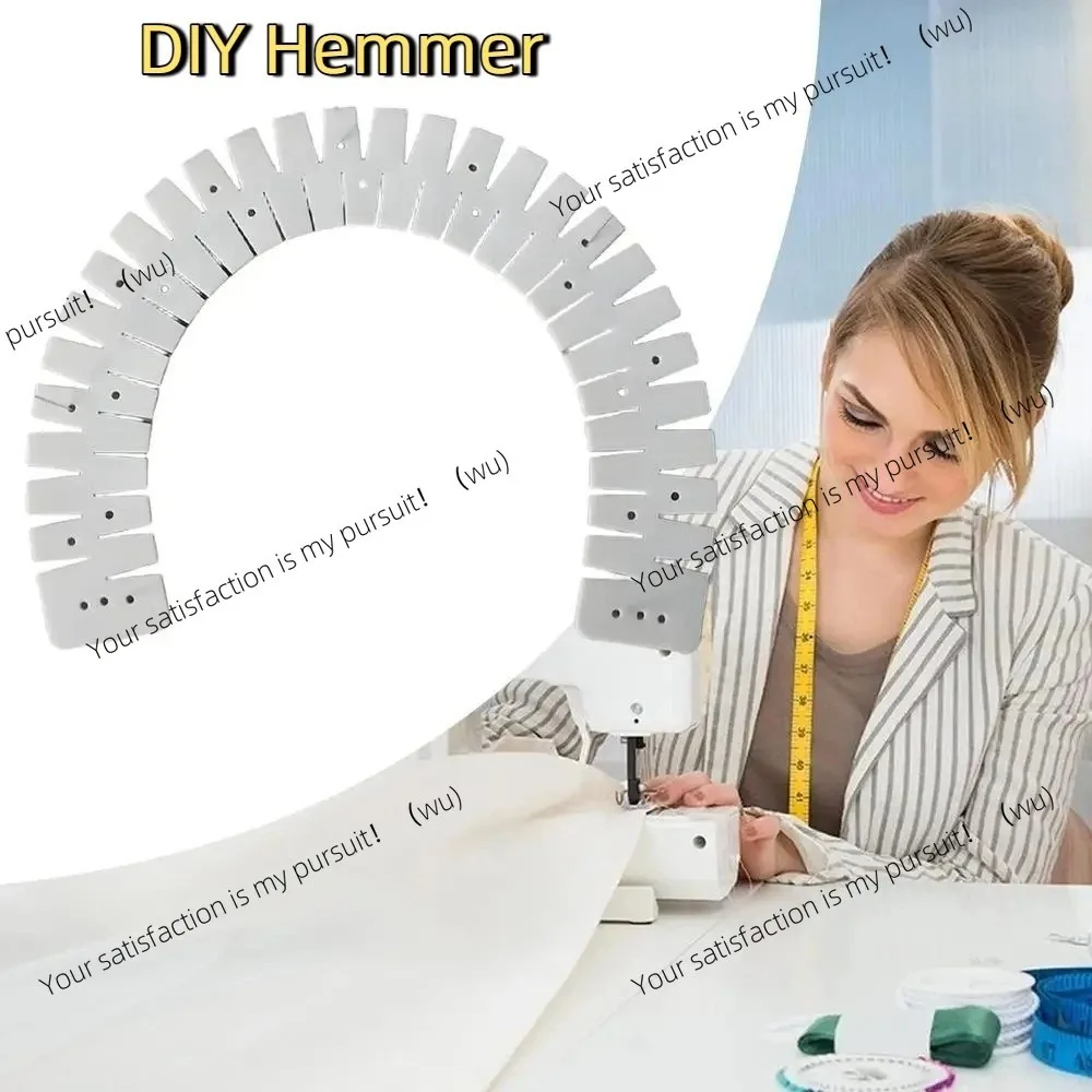 Flexible Bending Sewing Tool Time-Saving Portable Sewing Artifact Adjustable Marking Holes Curve Scale Hemming Tool DIY Projects