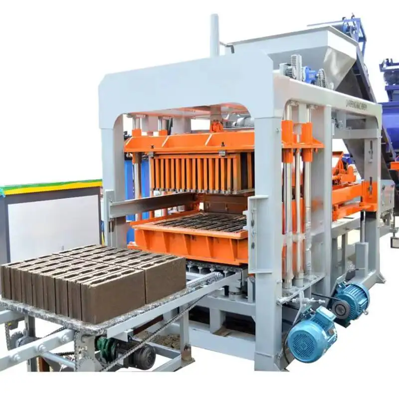 

QT8-15 Cement Block Machine Fully Automatic Brick Making Production Line Hydraulic Clay Interlocking Brick Machine