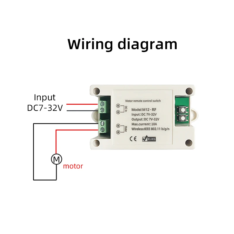 eWeLink Wifi Smart switch for DC Motor,433MHZ Wireless Remote control Work with Linear Actuator