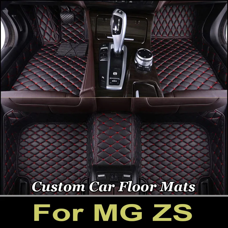 Non-hybrid Car Mats For MG ZS ZX ZST Astor ZS11 Crossover 2018~2022 Waterproof Floor Push Button handbrake Accessories