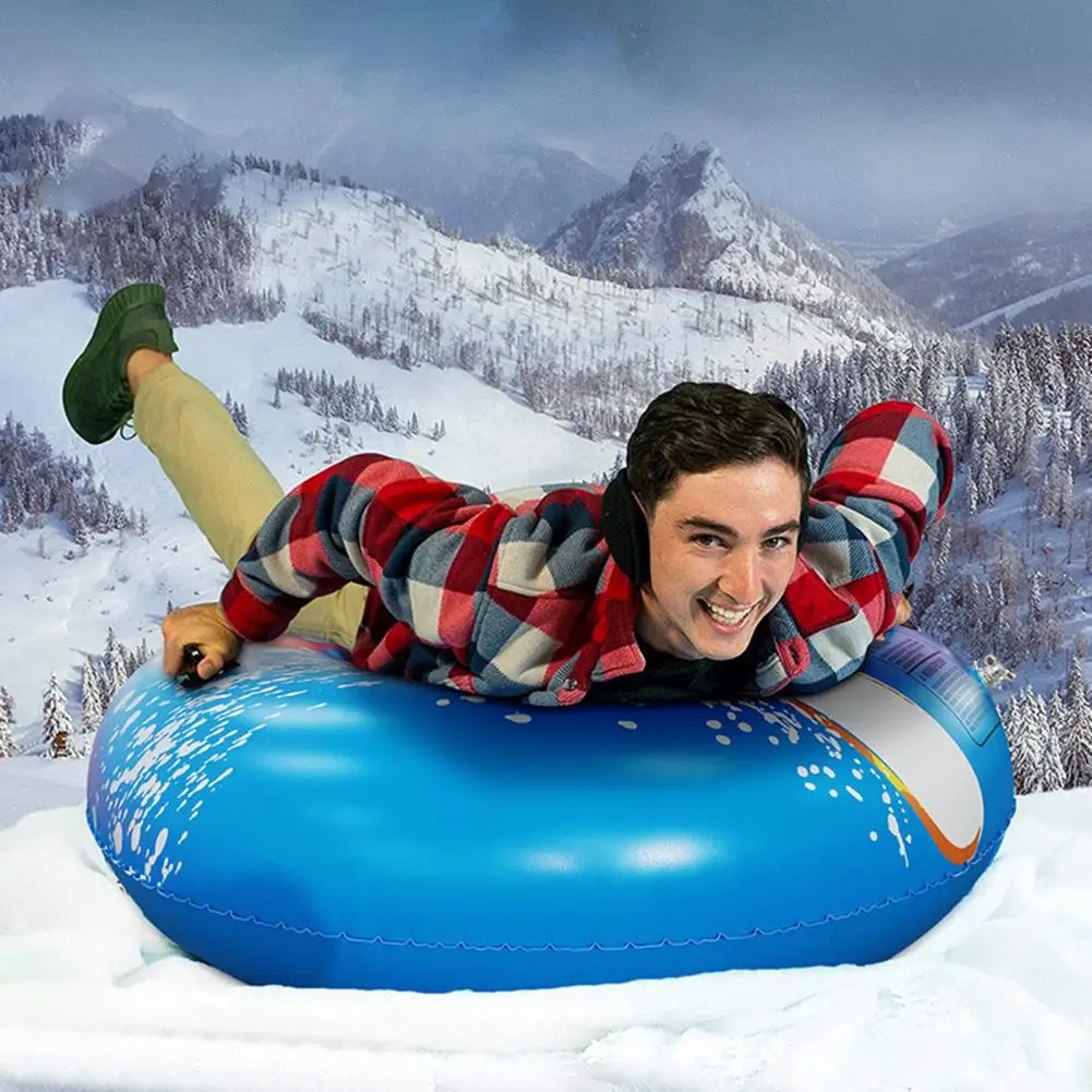 Ski Tube Sit Comfortably PVC Entertainment Kids Sledding Snow Sleds Snow Sled for Skiing