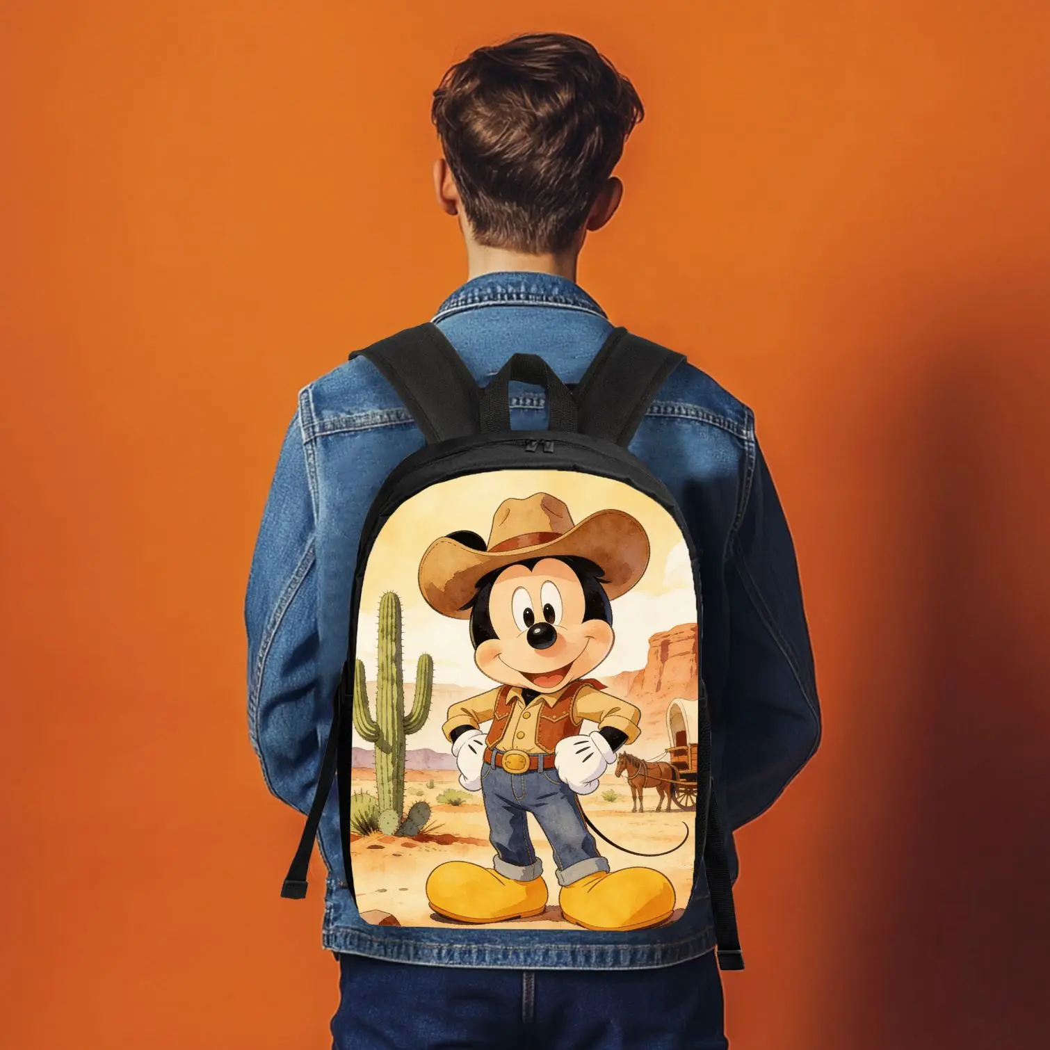 حقيبة ظهر ديزني مكونة من قطعة واحدة، حقيبة كاجوال، سعة كبيرة، هدية عالية الجودة، للاستخدام اليومي الشخصي
