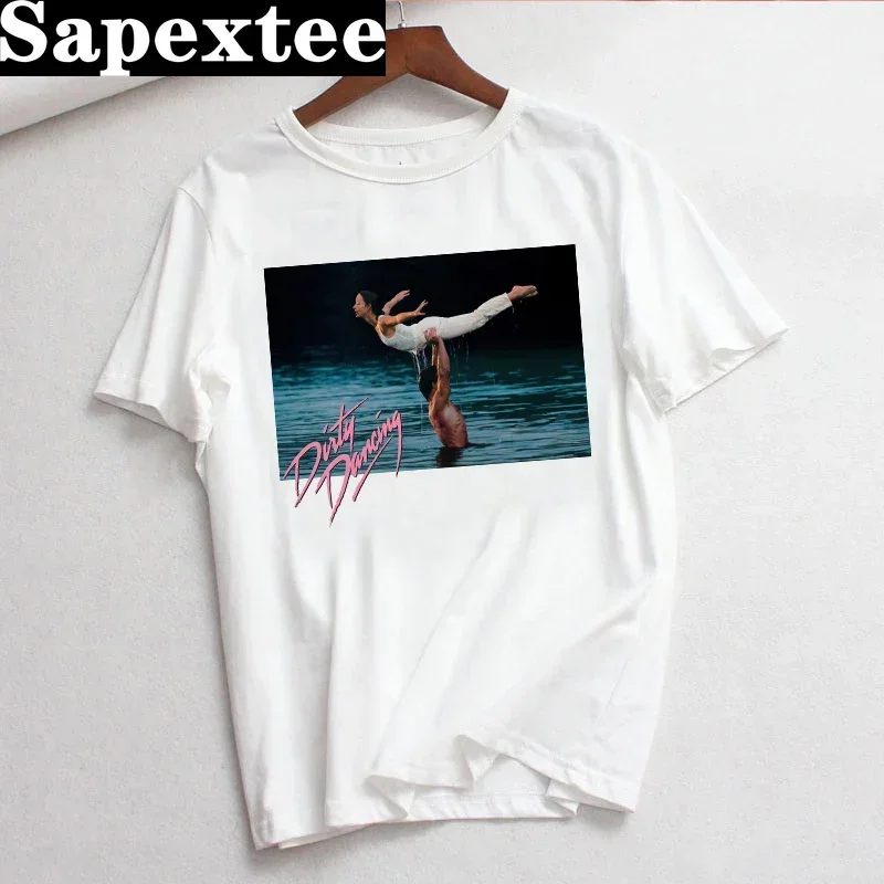 Dirty Dance Female T-shirt Printed Women T-shirt Short Sleeve Letters Summer Harajuku O-collar Punk T-shirt Top Casual Female