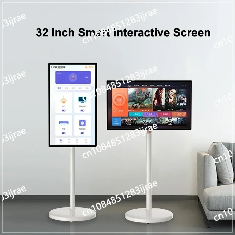 New Smart Touch Screen 21.5/27/32 Inch Stand by Me Wireless Display Android LCD Monitor With Built-in 5H Battery Life Moveable