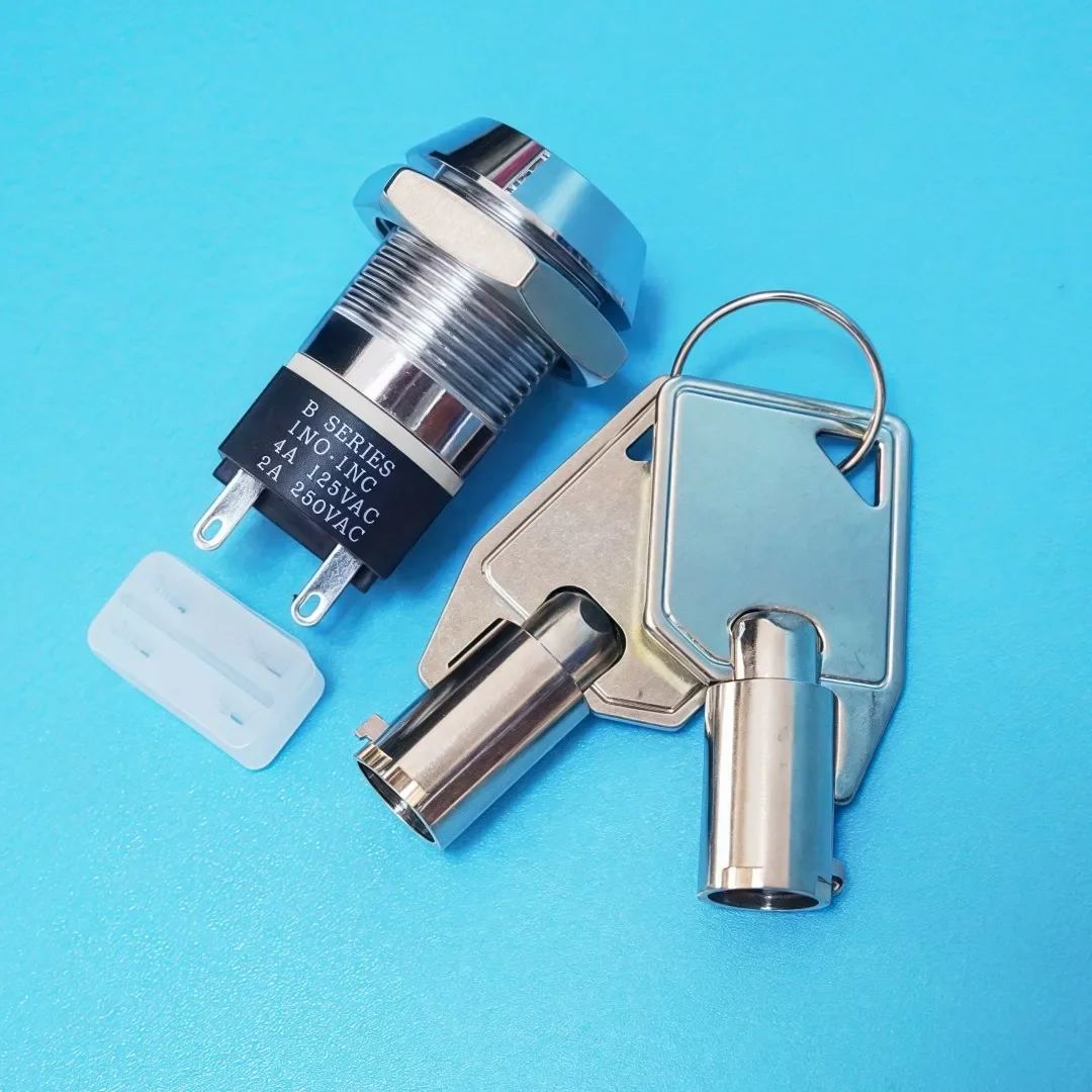 19mm Key Switch Power Elevator Lock 1902 Electronic Lock Base Station Lock Single Pull/Double Pull